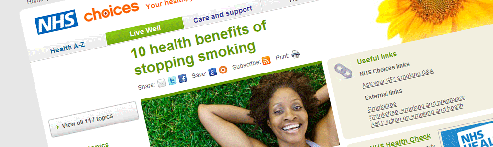 Smoking destroys your skin.